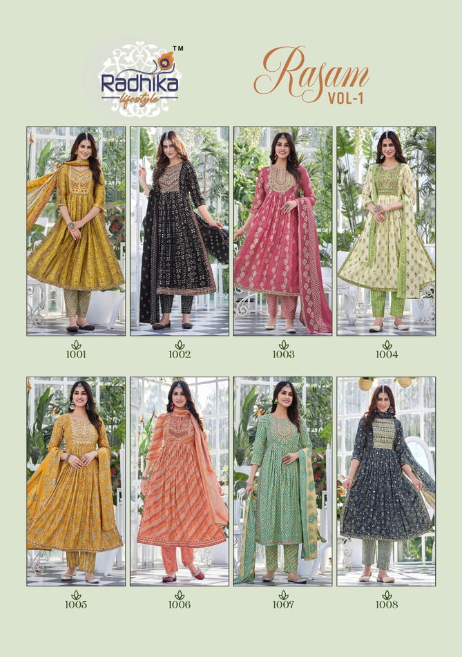 Radhika Rasam Heavy Festive Wear Wholesale Readymade Salwar Suits